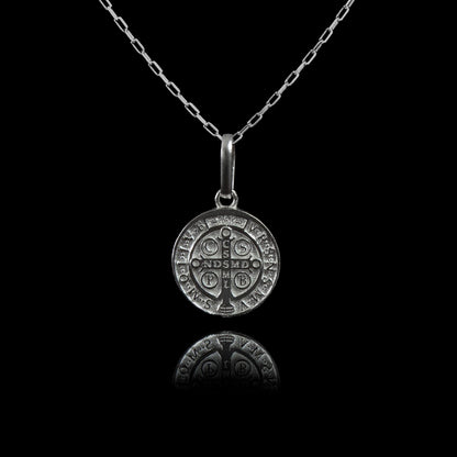 Colar de Prata Medal SB