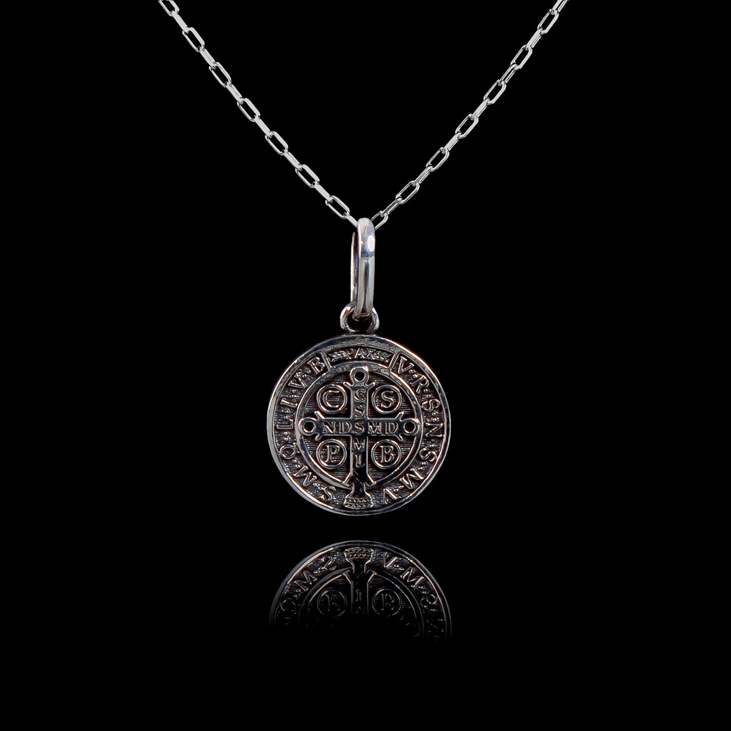 Colar de Prata Medal SB