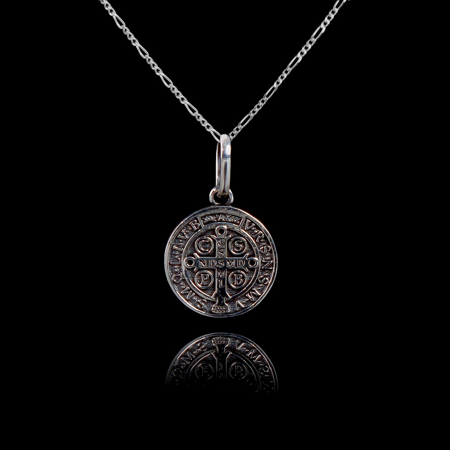 Colar de Prata Medal SB