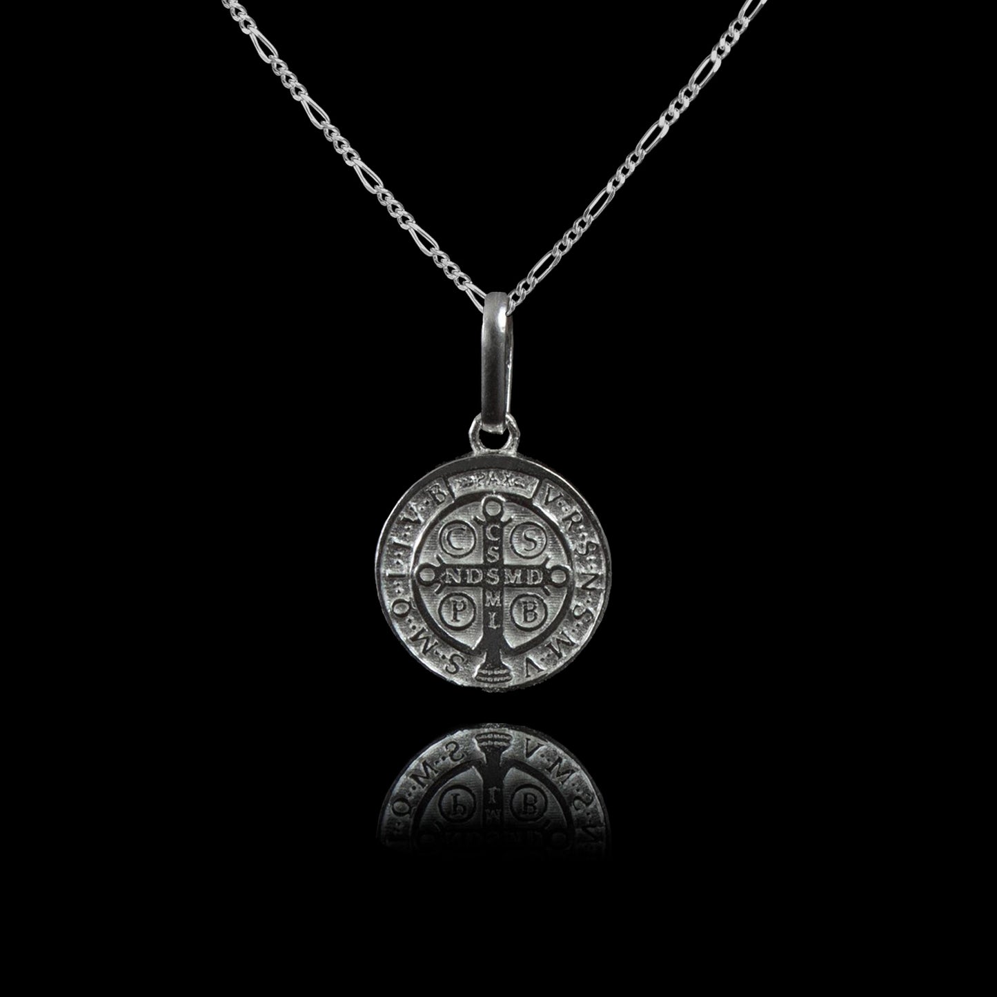 Colar de Prata Medal SB