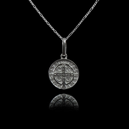 Colar de Prata Medal SB