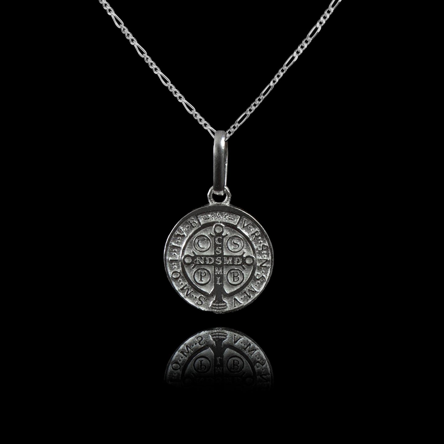 Colar de Prata Medal SB