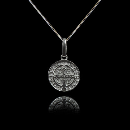 Colar de Prata Medal SB