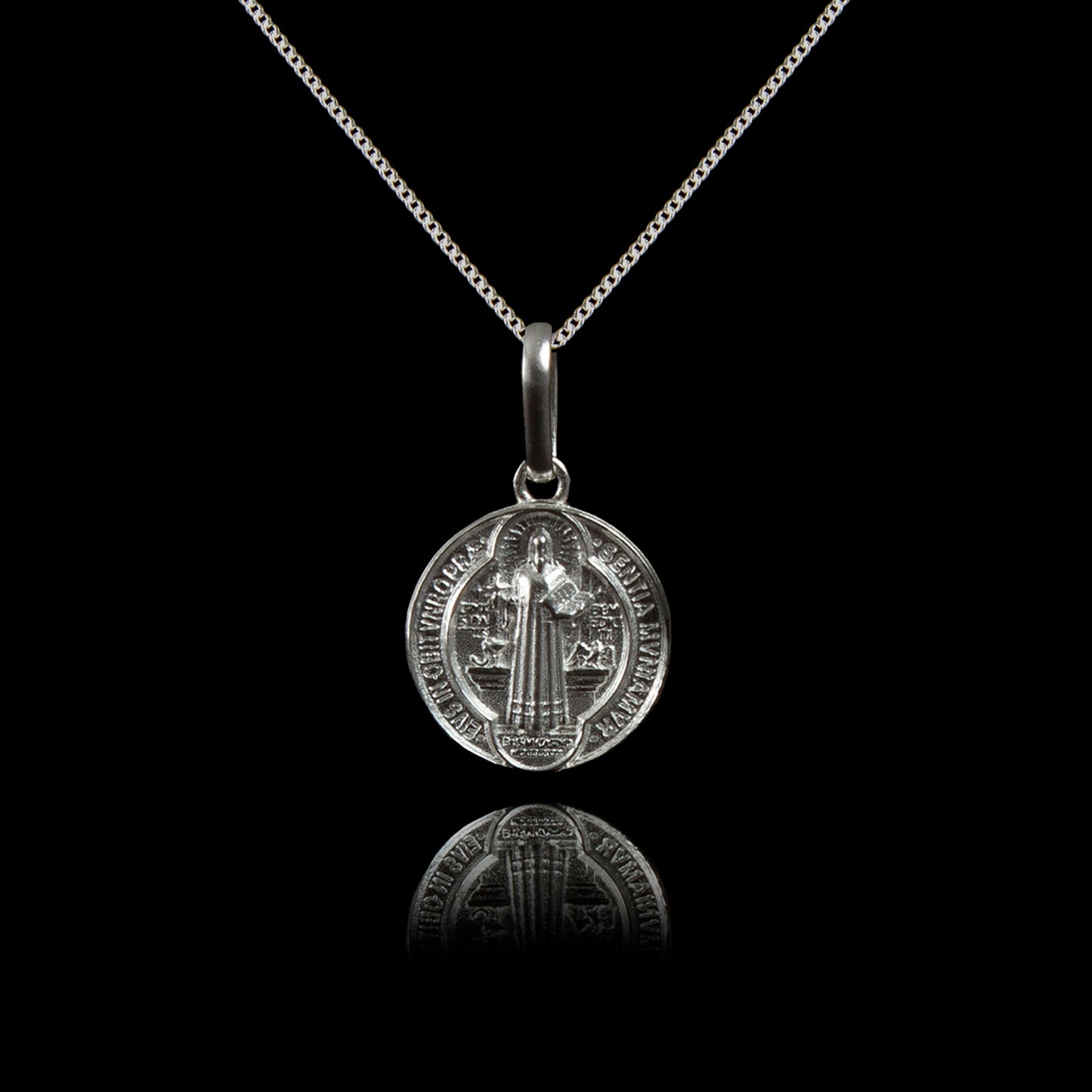 Colar de Prata Medal SB