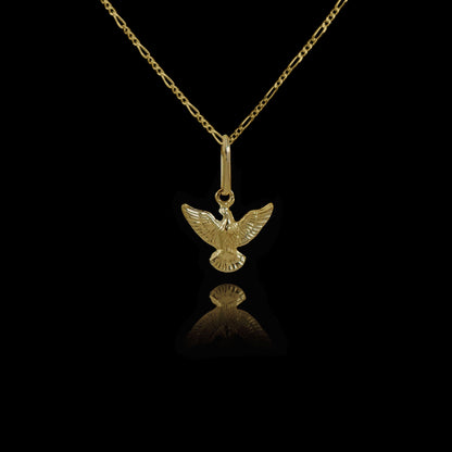Colar de Prata Peace Small Banhado a Ouro