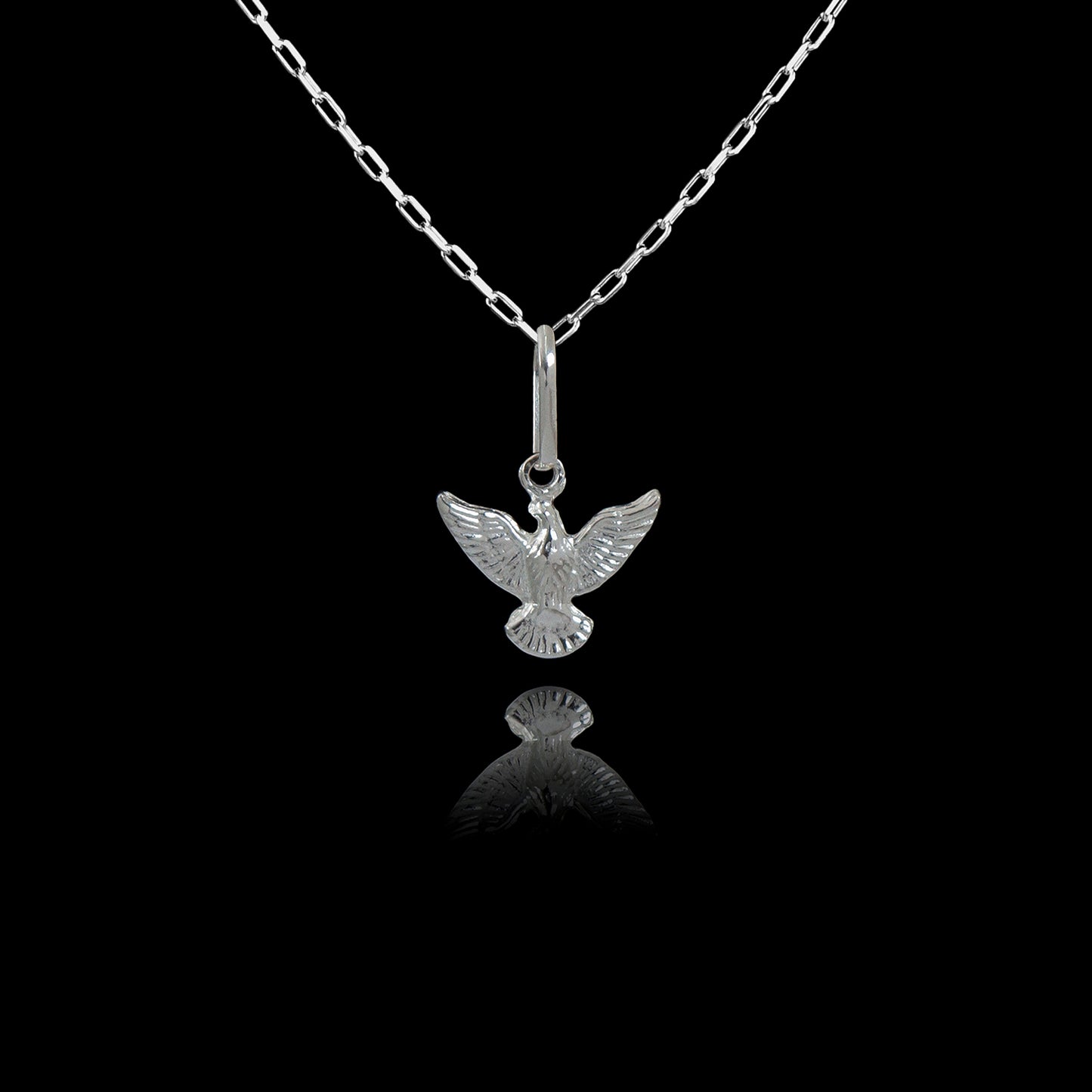Colar de Prata Peace Small