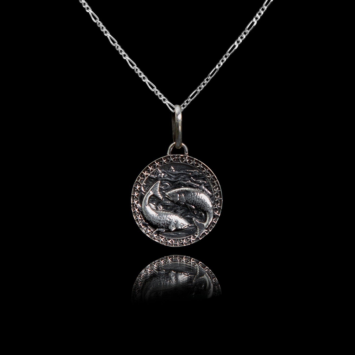 Colar de Prata Pisces Figaro | Old Siller 2