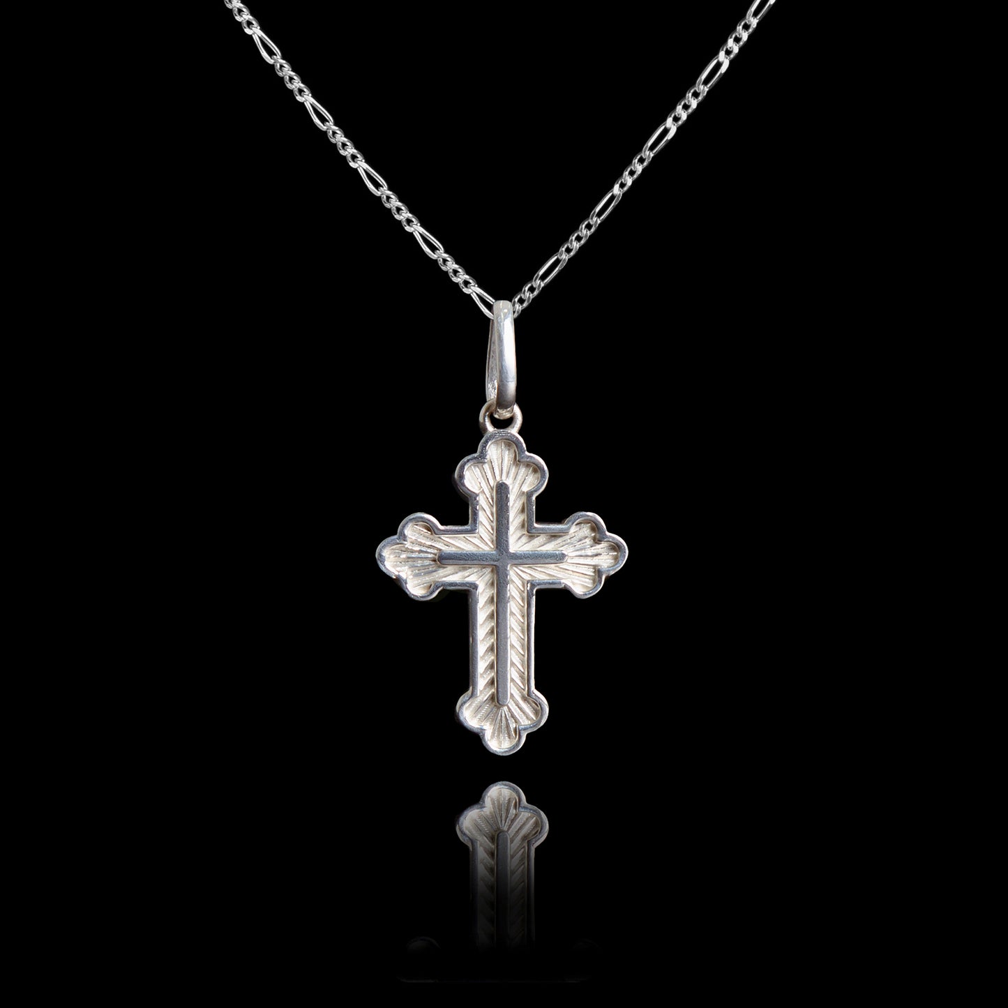 Colar de Prata Russian Cross