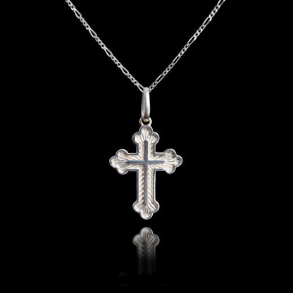 Colar de Prata Russian Cross