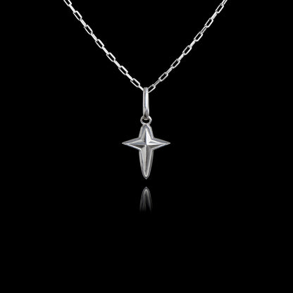 Colar de Prata Star Cross
