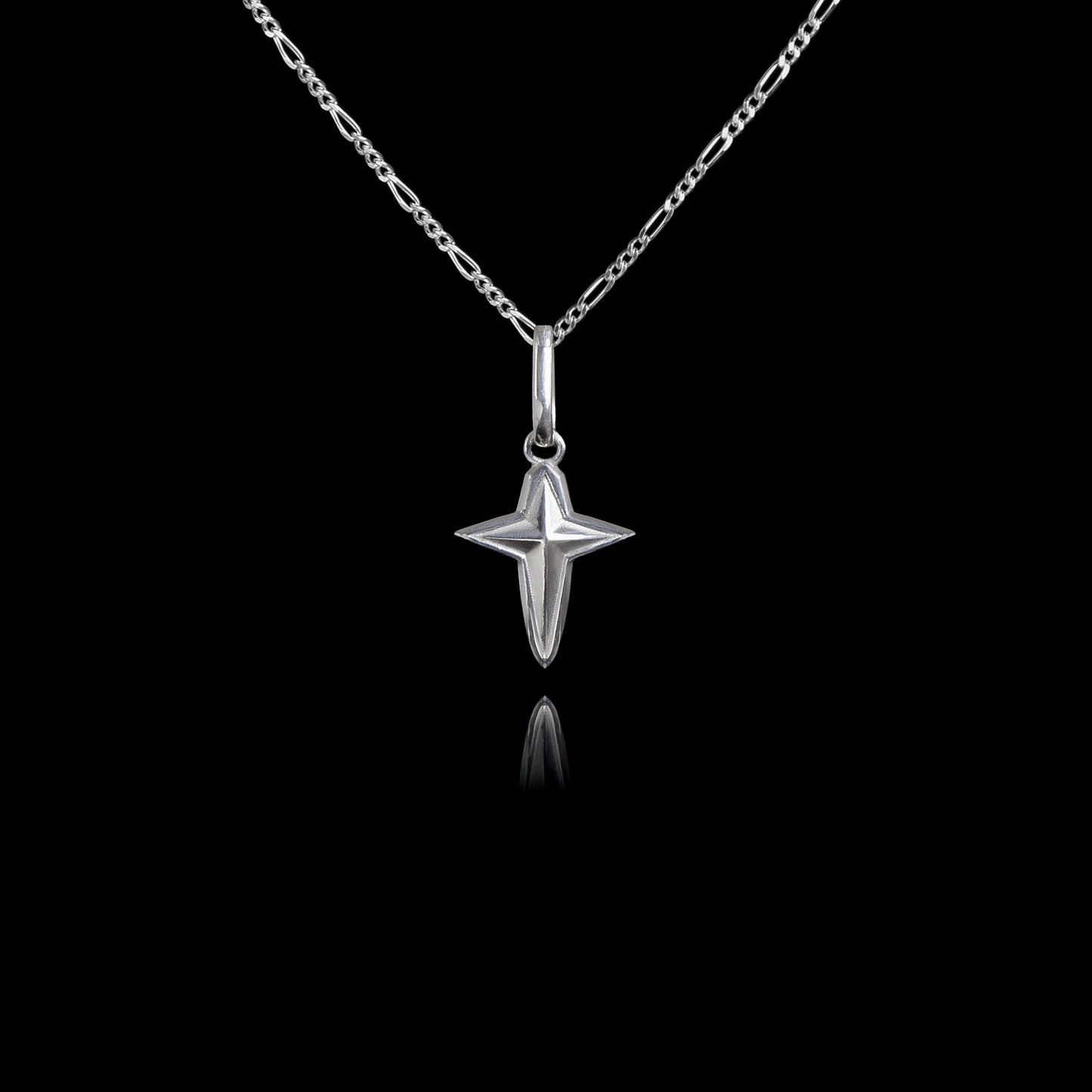 Colar de Prata Star Cross