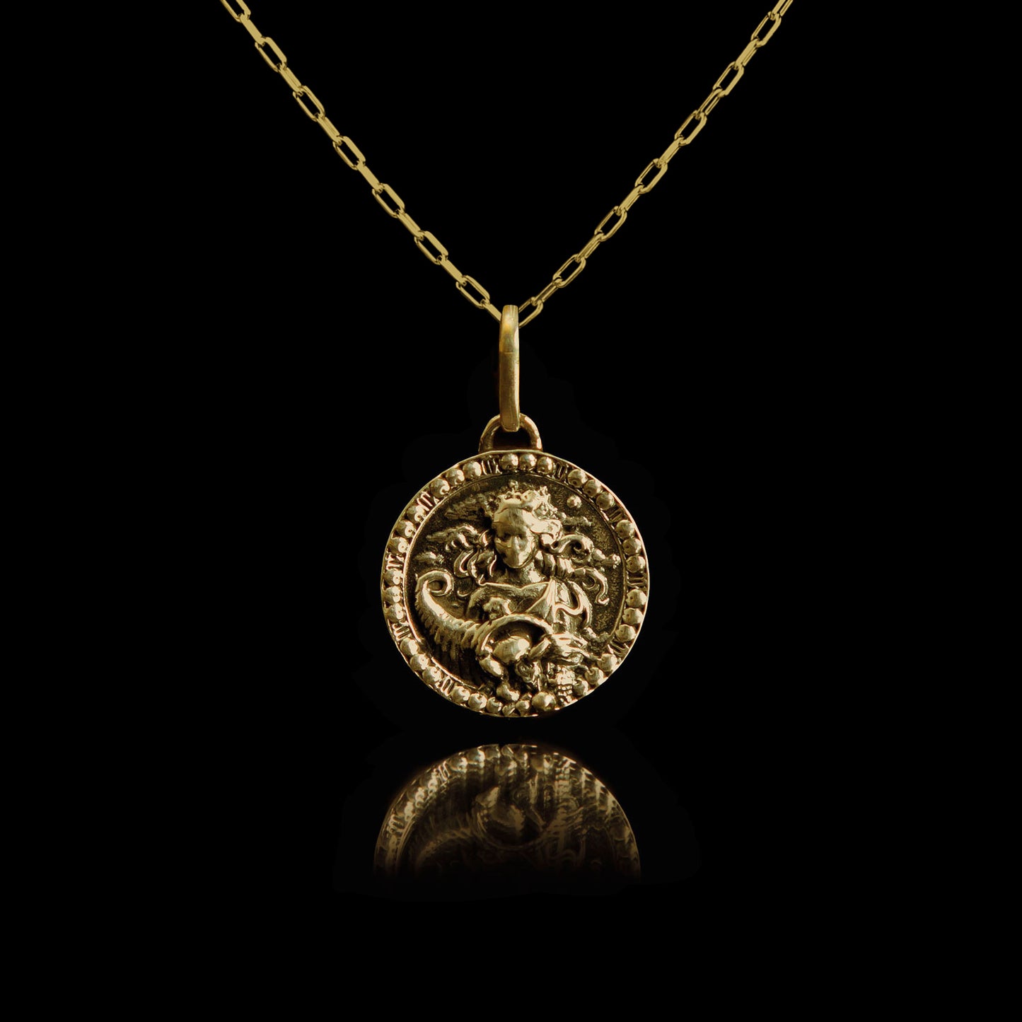 Colar de Prata Virgo Banhado a Ouro