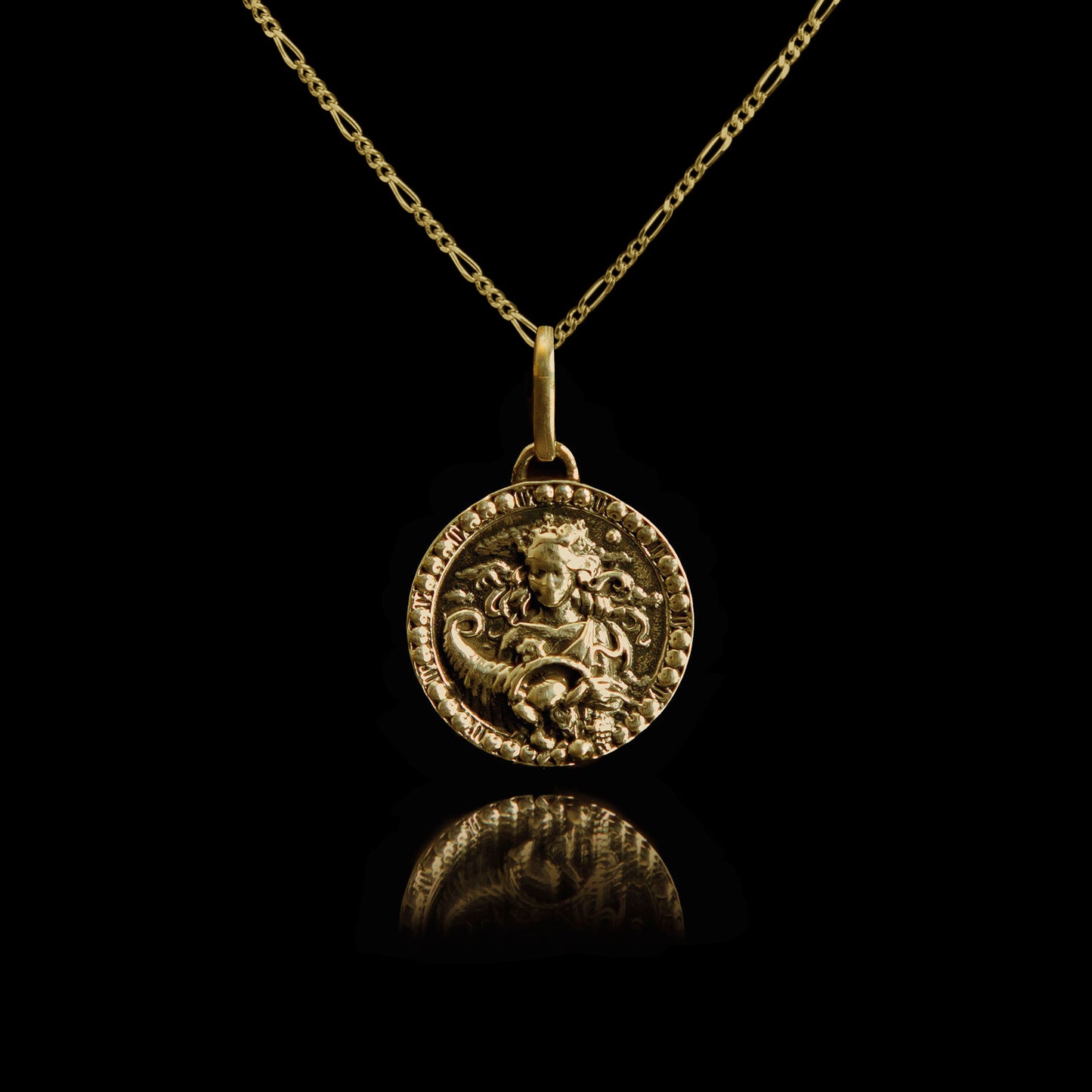 Colar de Prata Virgo Banhado a Ouro