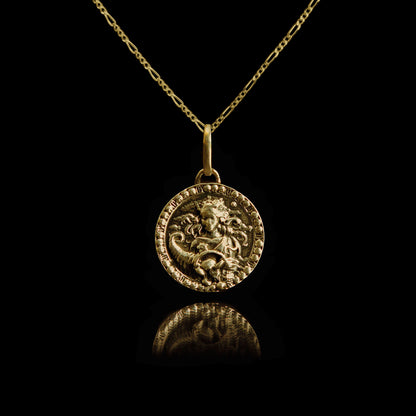 Colar de Prata Virgo Banhado a Ouro
