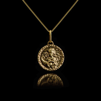 Colar de Prata Virgo Banhado a Ouro