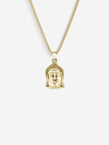 MATERIAL: PRATA BANHADA A OURO | Colar Buddha em Prata 925 banhada a Ouro 18k