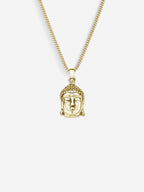 MATERIAL: PRATA BANHADA A OURO | Colar Buddha em Prata 925 banhada a Ouro 18k