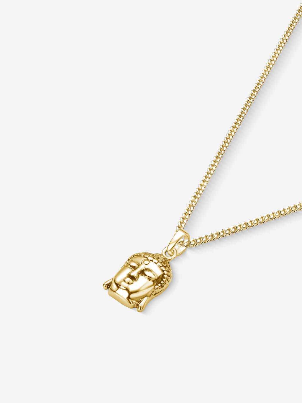 MATERIAL: PRATA BANHADA A OURO | Colar Buddha em Prata 925 banhada a Ouro 18k