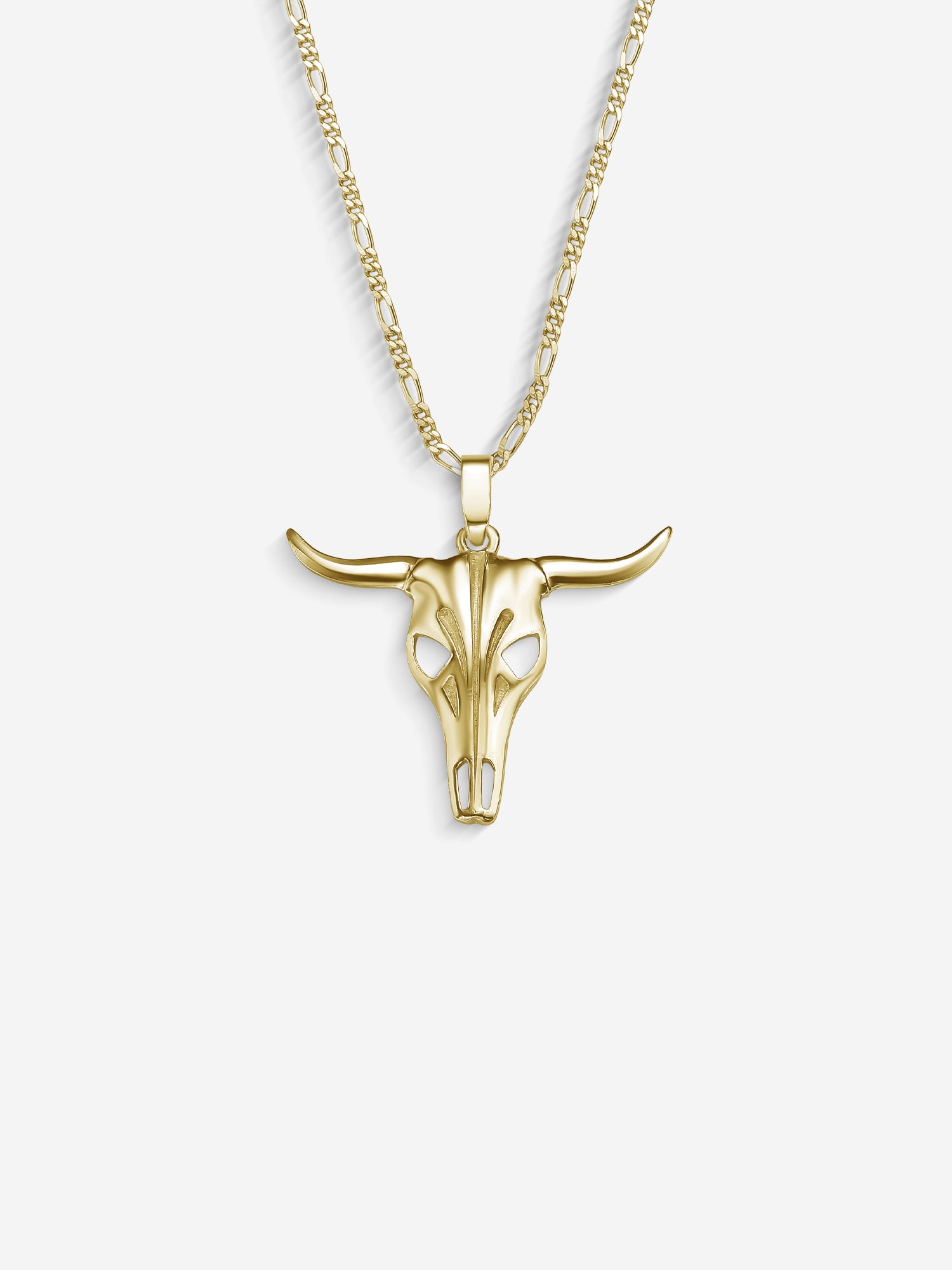 MATERIAL: PRATA BANHADA A OURO | Colar Bull em Prata 925 banhada a Ouro 18k