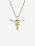 MATERIAL: PRATA BANHADA A OURO | Colar Bull em Prata 925 banhada a Ouro 18k