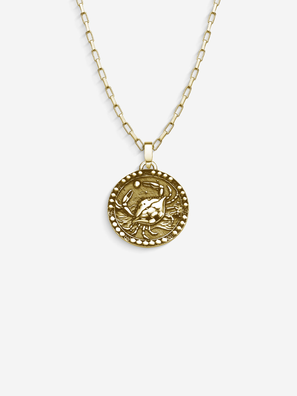 MATERIAL: PRATA BANHADA A OURO | Colar Cancer em Prata 925 banhada a Ouro 18k