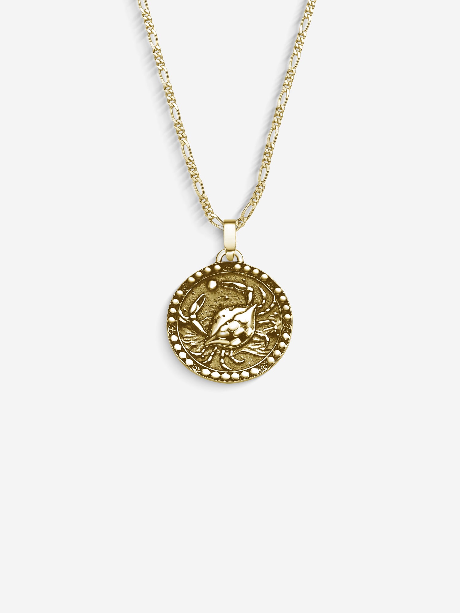 MATERIAL: PRATA BANHADA A OURO | Colar Cancer em Prata 925 banhada a Ouro 18k