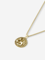 MATERIAL: PRATA BANHADA A OURO | Colar Capricorn em Prata 925 banhada a Ouro 18k