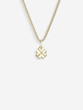MATERIAL: PRATA BANHADA A OURO | Colar Clover Mini em Prata 925 banhada a Ouro 18k