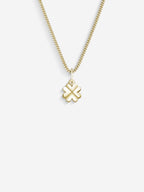 MATERIAL: PRATA BANHADA A OURO | Colar Clover Mini em Prata 925 banhada a Ouro 18k