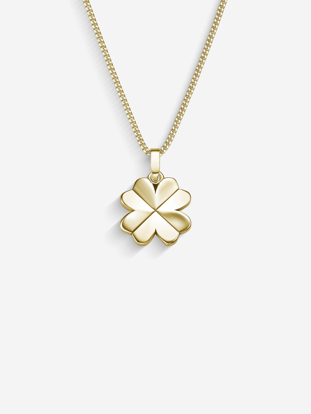 MATERIAL: PRATA BANHADA A OURO | Colar Clover em Prata 925 banhada a Ouro 18k