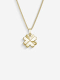 MATERIAL: PRATA BANHADA A OURO | Colar Clover em Prata 925 banhada a Ouro 18k