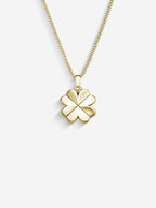 MATERIAL: PRATA BANHADA A OURO | Colar Clover em Prata 925 banhada a Ouro 18k