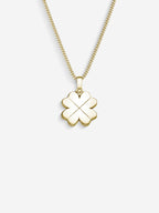 MATERIAL: PRATA BANHADA A OURO | Colar Clover em Prata 925 banhada a Ouro 18k