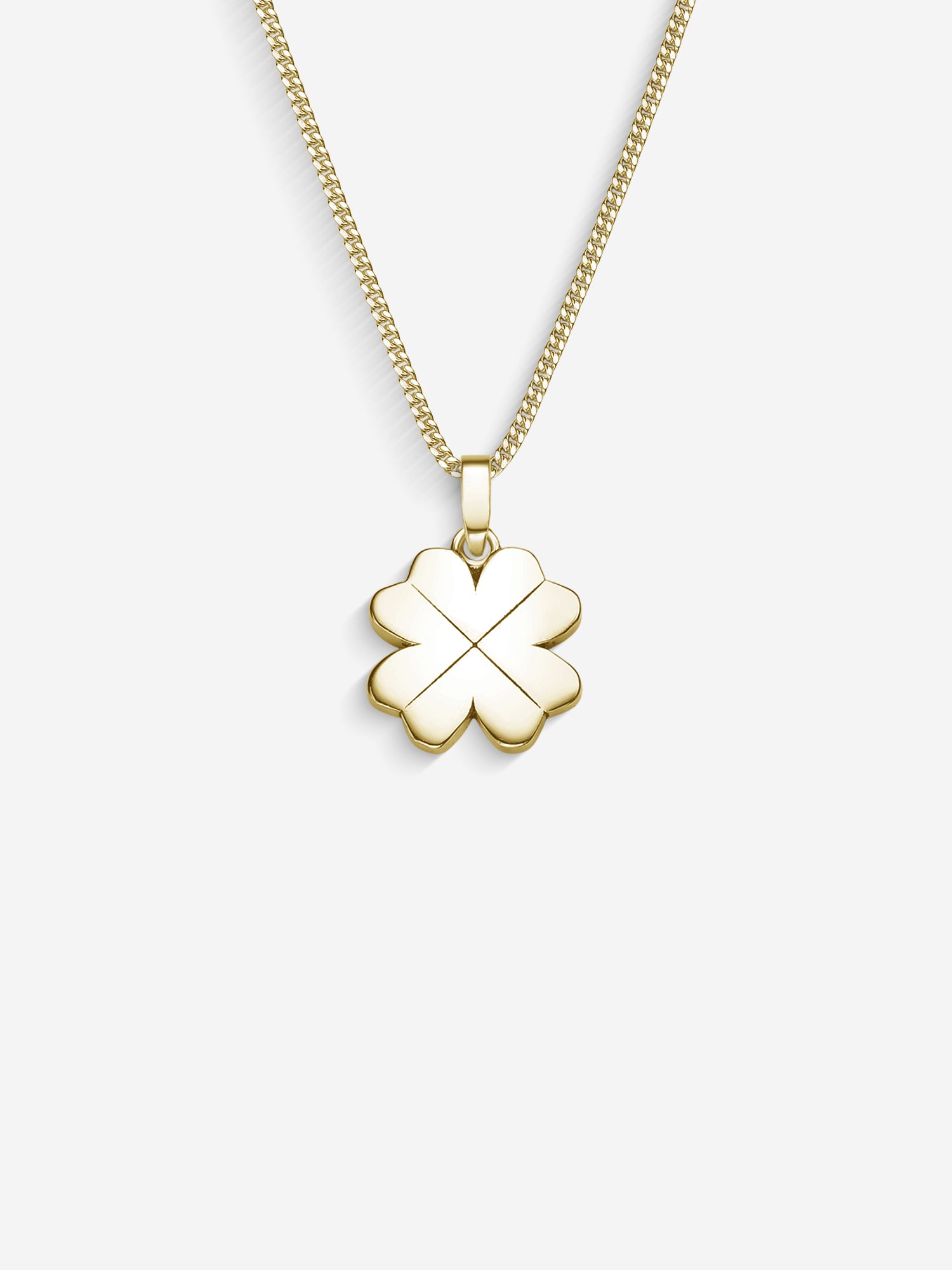 MATERIAL: PRATA BANHADA A OURO | Colar Clover em Prata 925 banhada a Ouro 18k