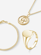 Combinado Essentials — Prata 925 Banho em Ouro