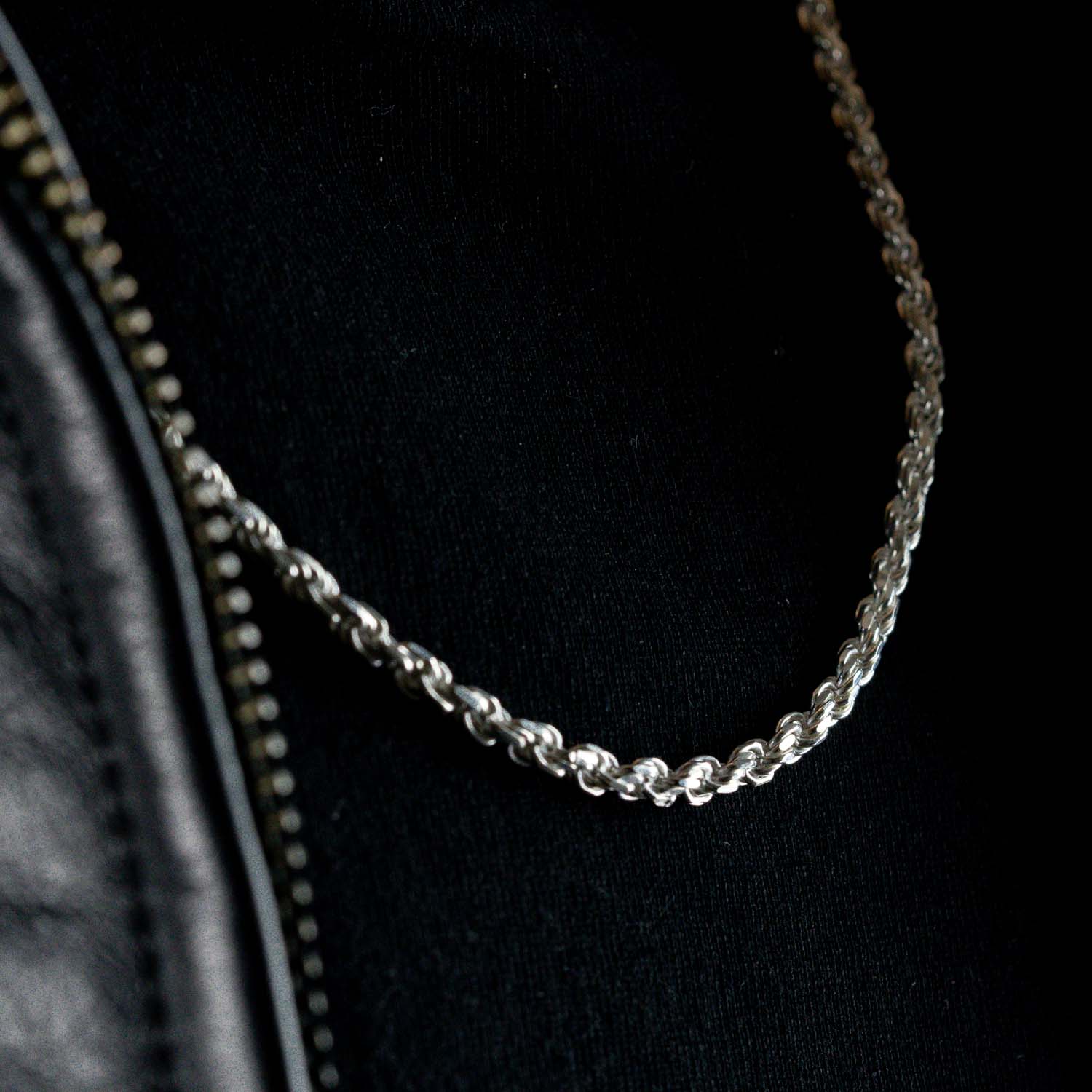 MATERIAL: PRATA | Corrente Rope Large em Prata 925