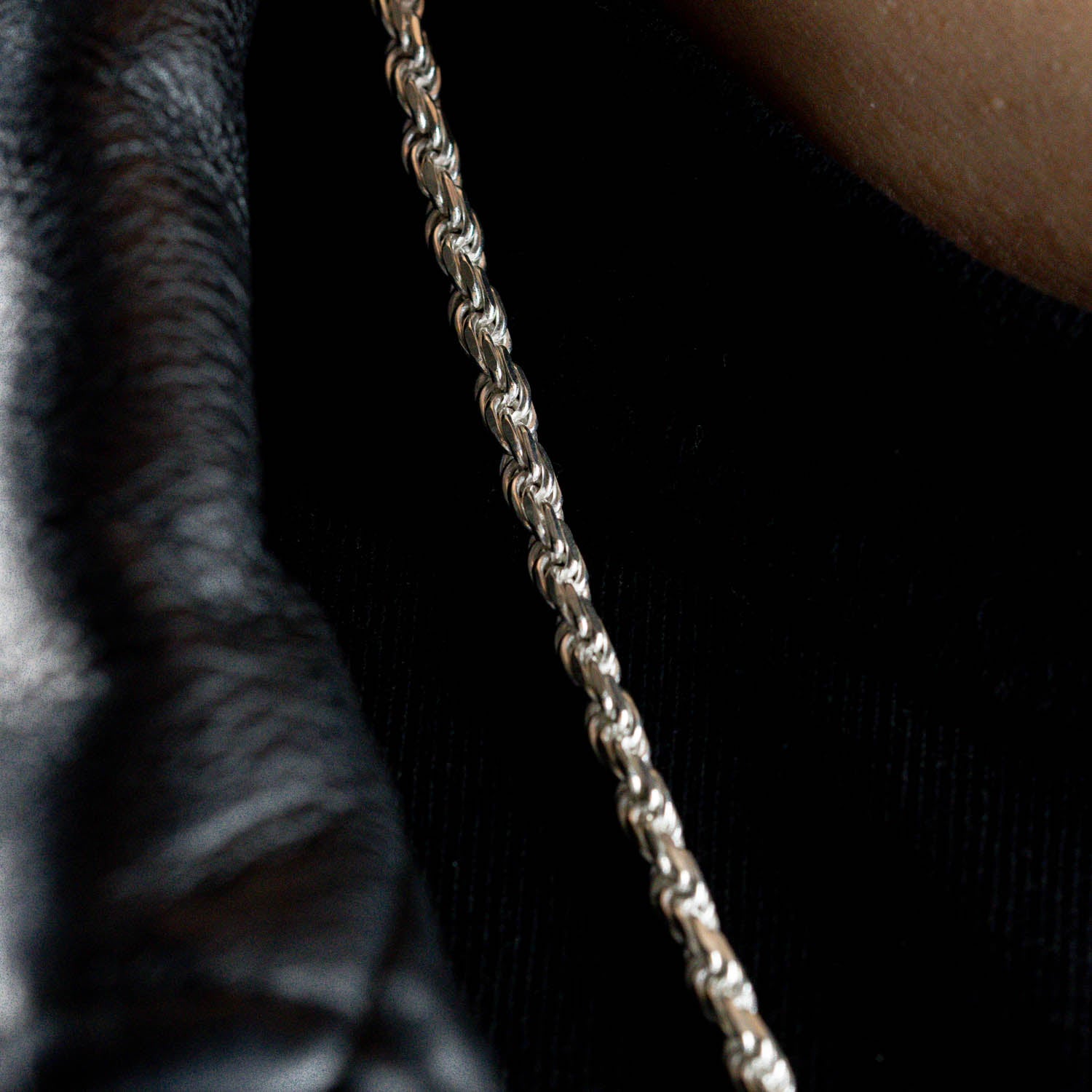 MATERIAL: PRATA | Corrente Rope Large em Prata 925