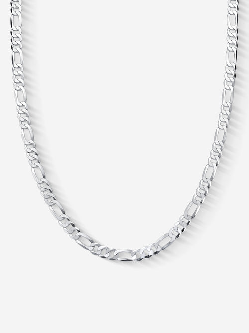MATERIAL: PRATA | Corrente Figaro Medium em Prata 925