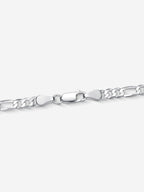 MATERIAL: PRATA | Corrente Figaro Medium em Prata 925