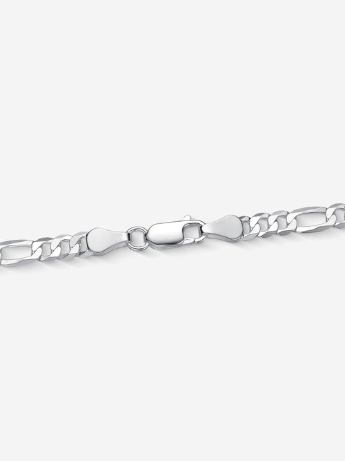 MATERIAL: PRATA | Corrente Figaro Medium em Prata 925