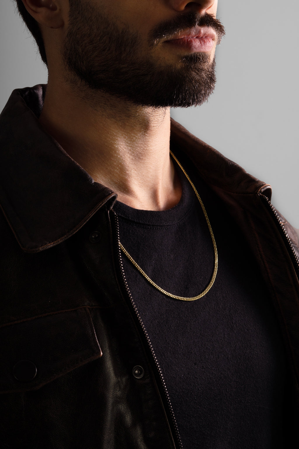MATERIAL: PRATA BANHADA A OURO | Corrente Grumet Dupla em Prata 925 banhada a Ouro 18k