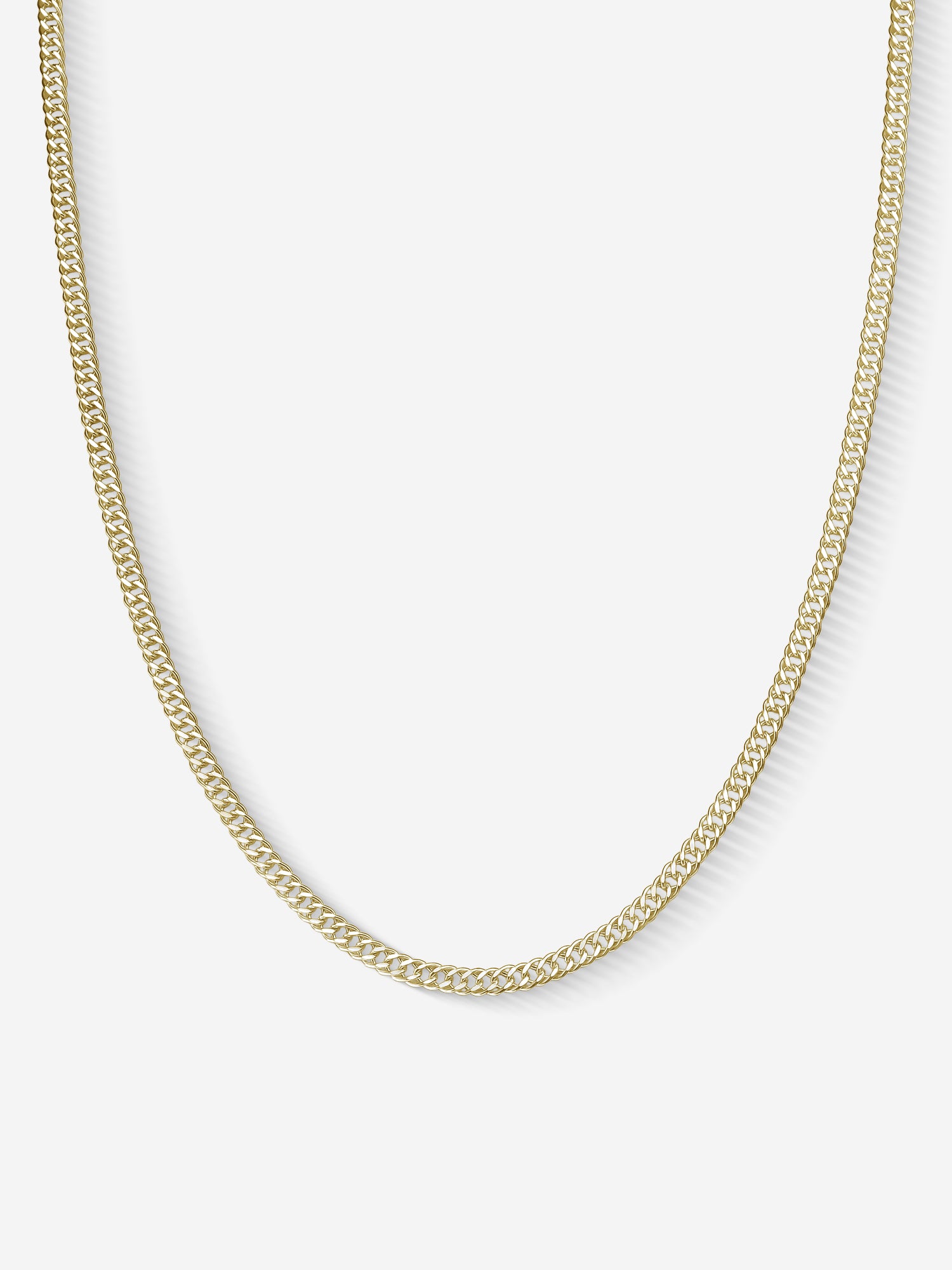 MATERIAL: PRATA BANHADA A OURO | Corrente Grumet Dupla em Prata 925 banhada a Ouro 18k