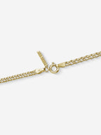 MATERIAL: PRATA BANHADA A OURO | Corrente Grumet Dupla em Prata 925 banhada a Ouro 18k