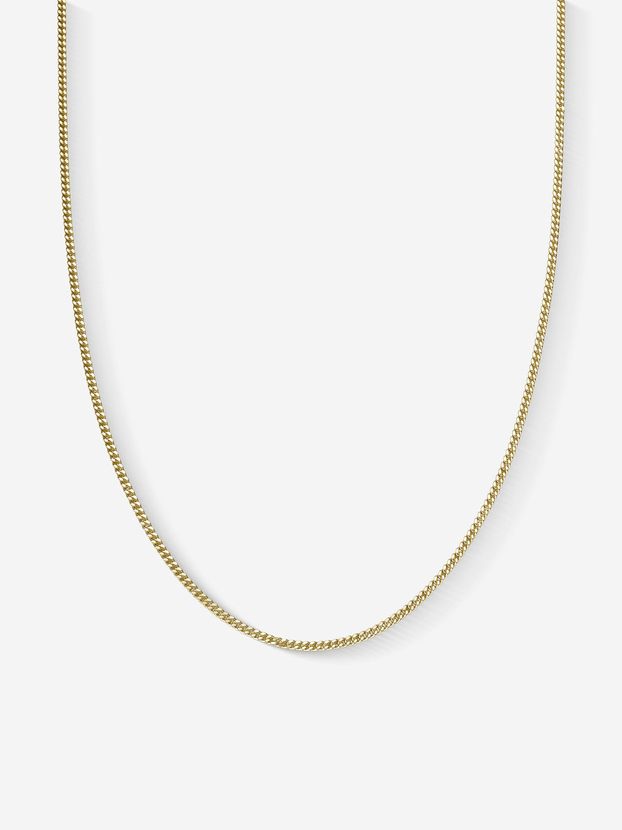 MATERIAL: PRATA BANHADA A OURO | Corrente Grumet em Prata 925 banhada a Ouro 18k