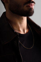 MATERIAL: PRATA BANHADA A OURO | Corrente Pirate em Prata 925 banhada a Ouro 18k