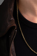 MATERIAL: PRATA BANHADA A OURO | Corrente Raw em Prata 925 banhada a Ouro 18k
