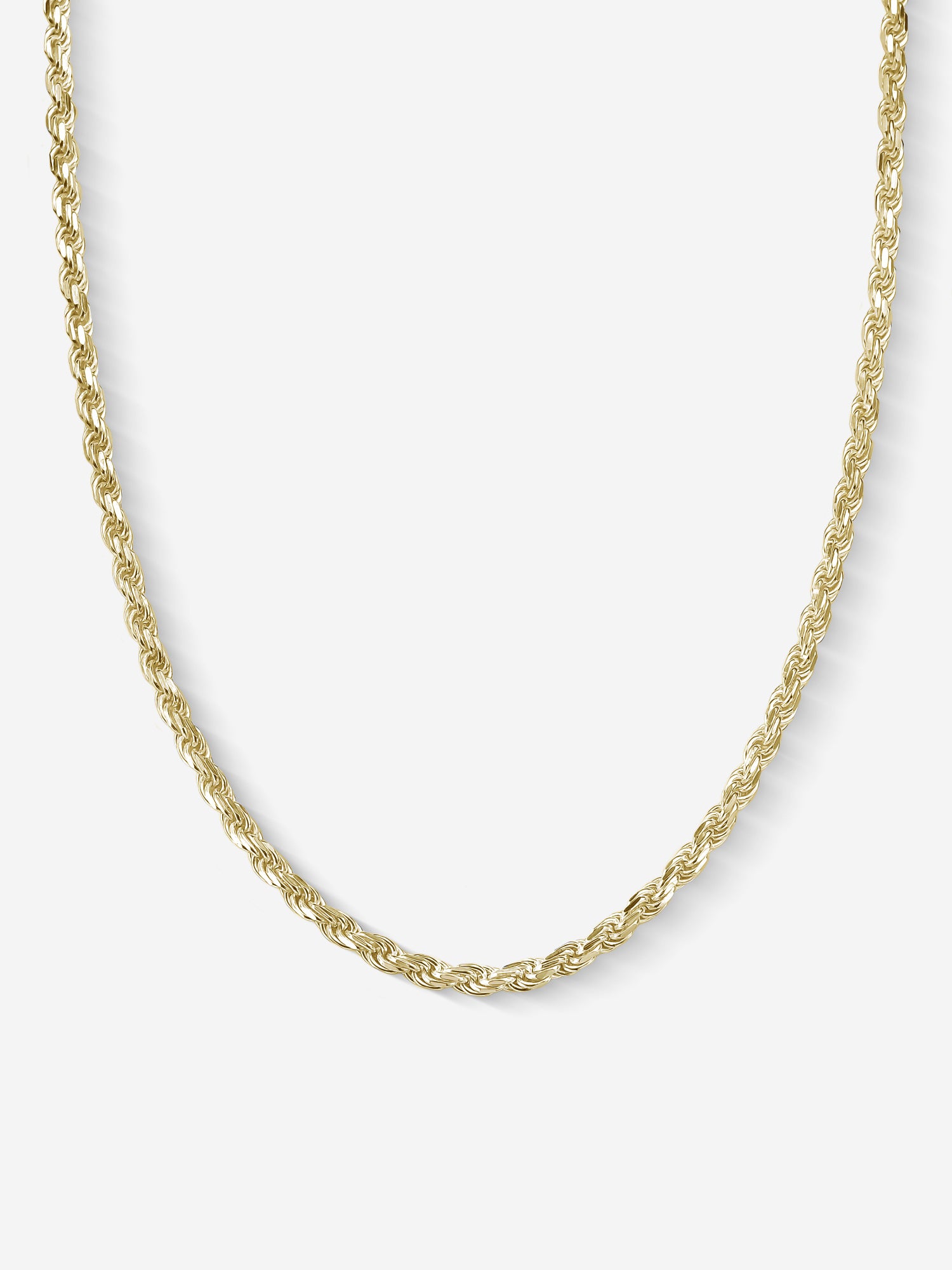 MATERIAL: PRATA BANHADA A OURO | Corrente Rope Large em Prata 925 banhada a Ouro 18k