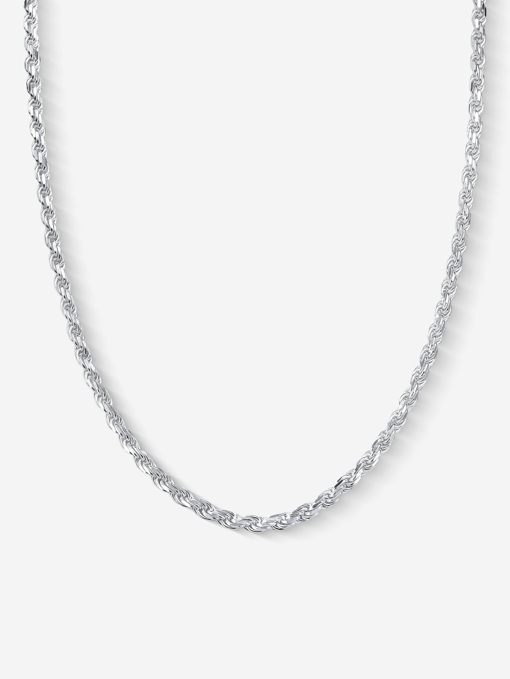 MATERIAL: PRATA | Corrente Rope Large em Prata 925