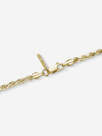 MATERIAL: PRATA BANHADA A OURO | Corrente Rope Large em Prata 925 banhada a Ouro 18k