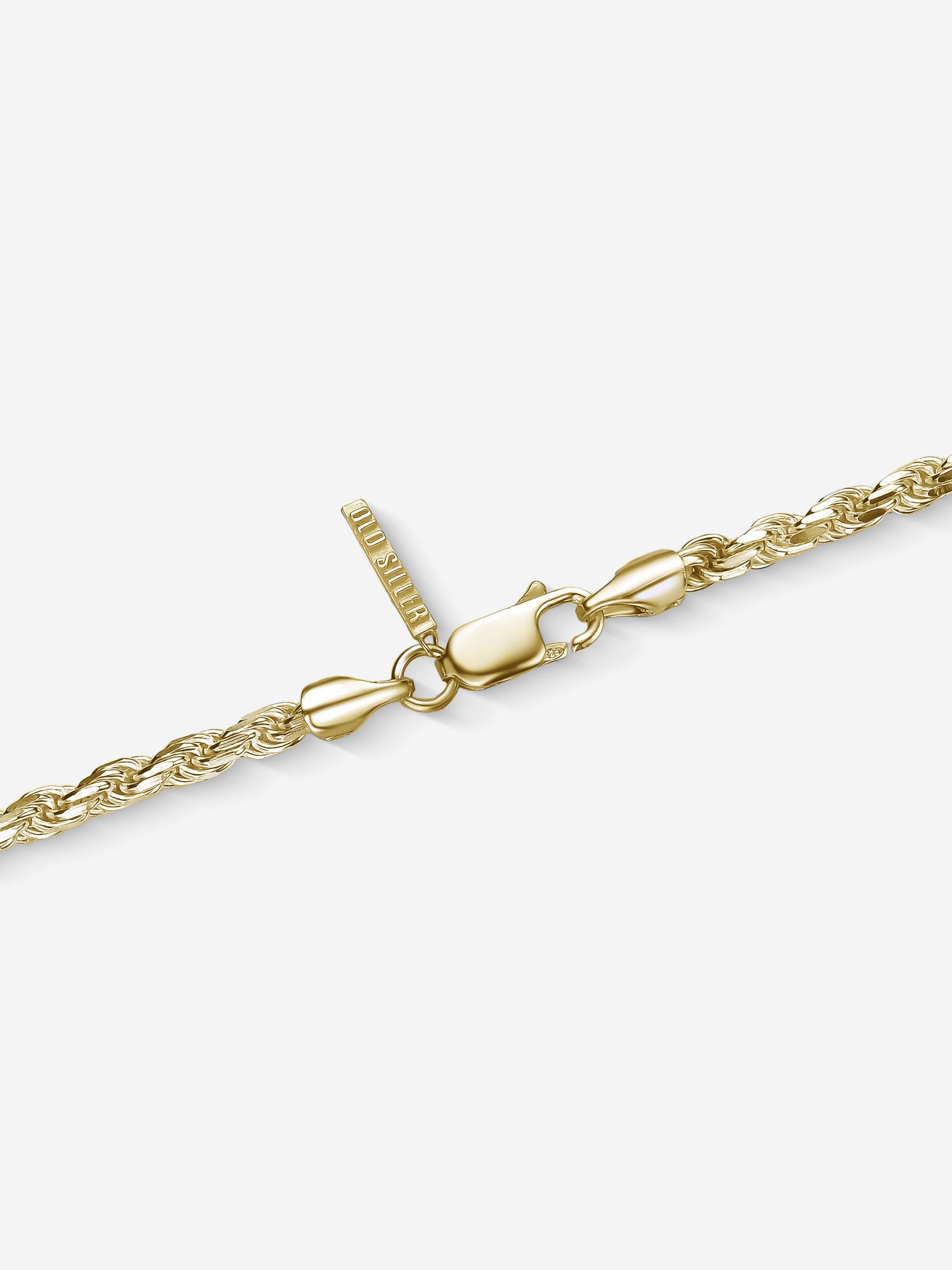 MATERIAL: PRATA BANHADA A OURO | Corrente Rope Large em Prata 925 banhada a Ouro 18k